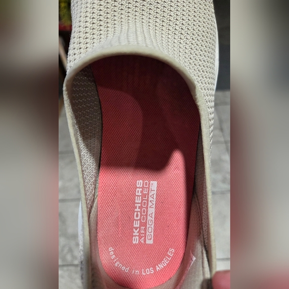 Skechers Women's Taupe Slip-On Sneakers - Picture 4 of 6